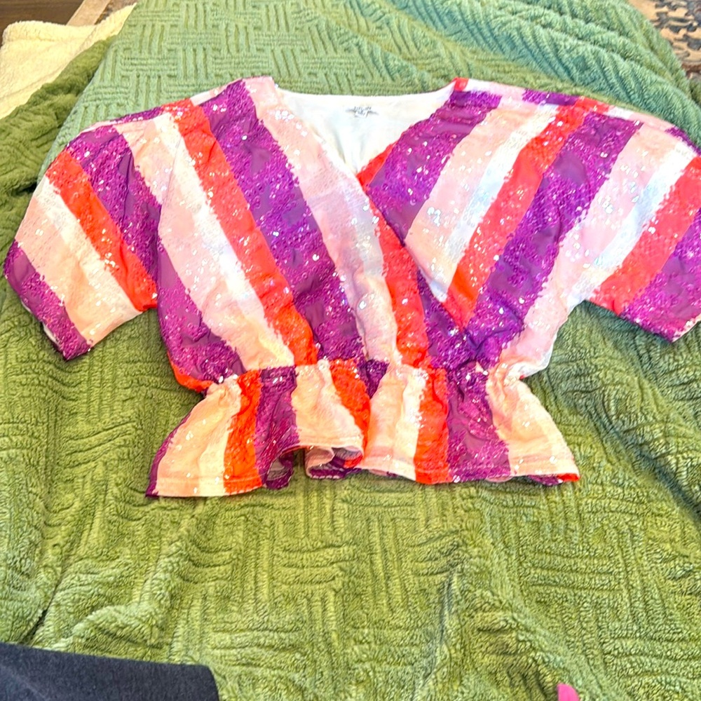 BTFL-Life sequin top